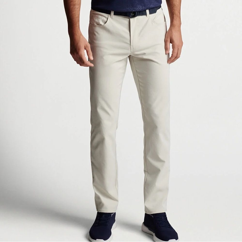 Peter Millar Performance 5-Pocket EB66 Pants Stone Mens 32/30